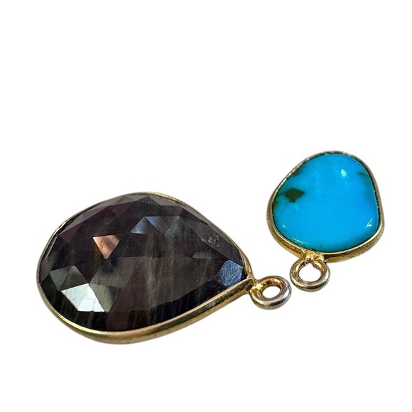 Charm Bundle—Turquoise & Faceted Labradorite Charms - Picture 2 of 9